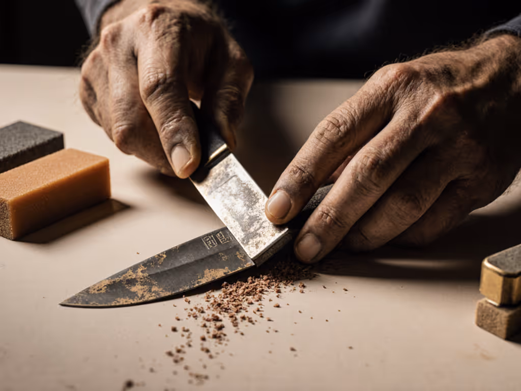 minimal_metal_removal_technique_on_antique_knife