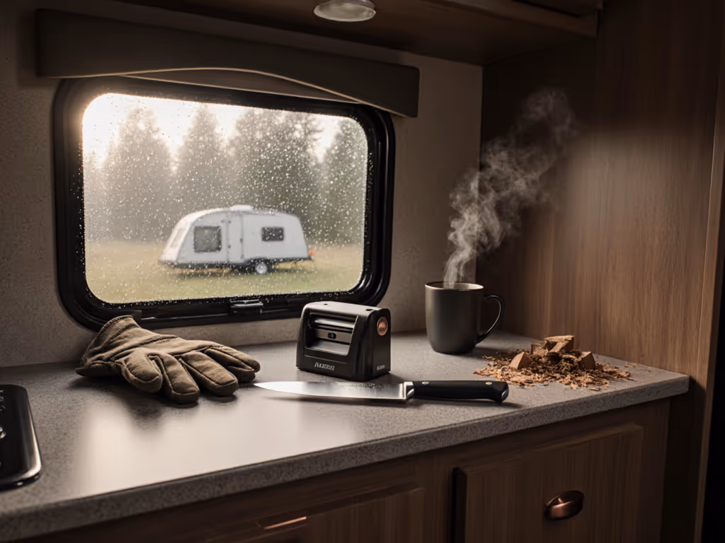 Best Camper Kitchen Sharpeners: Quiet RV Solutions