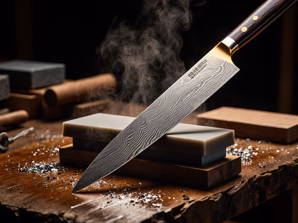 Damascus Steel Sharpening: Perfect Angles, Pristine Pattern