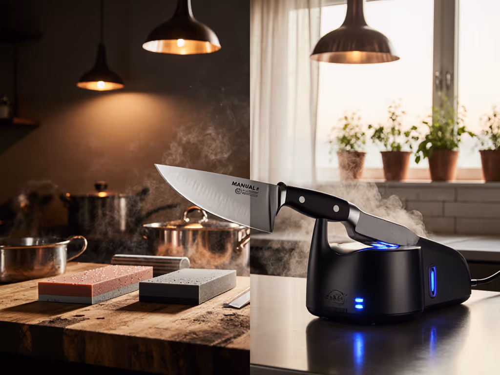 Manual vs Electric Knife Sharpening: Your Safe Choice Guide