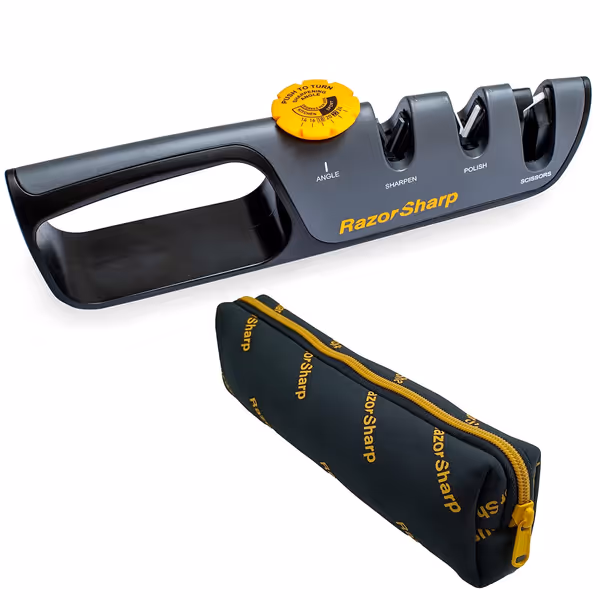 RazorSharp™ Adjustable Angle Knife Sharpener